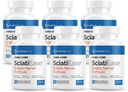 SciatiEase Sciatic Nerve 健康支持补充 - Nerve 支持公式,配有 AlphaPalm, Pea, 维生素B 复合体, Alpha Lipoic Acid 300mg - 6瓶