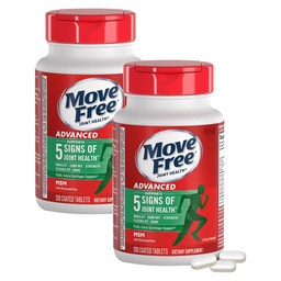 移动 Free Advanced Plus MSM 混凝土片,与Glucosamine和Chondroitin联合健康补充,120 Counter, Pack of 2