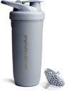 Smartshake Reforce 无锡钢蛋白瓶 摇摆瓶 900 ml | 30 oz - 防漏螺丝上 Lid - BPA Free - 非隔热瓶 - Unisex (Grey)