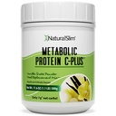 含有维生素和矿物的天然硫蛋白粉(NaturalSlim protein Powder) 元素C-Plus - 配有维生素C,锌和氨基酸的食用替代粉 - 巧克力蛋白粉 10 services 1.1 lb.