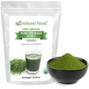Z 天然食品 有机小麦草汁粉 - 用于健康老化和消化的超级食品 - 非GMO,Vegan,Kosher - 配上果汁,酸奶和滑油的完美 - 小麦草 果汁粉Bliss, 1磅