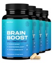 Nootrix Brain Boost Nootropic Supplement 支持记忆,精神焦点,认知健康与能源 QQ咖啡因无咖啡因,促进健康的Mood与大脑功能 w/Gingko Biloba & DMAE 240 Capsules
