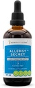 (原始内容存档于2018-09-21). Allergy Secret - Free Extract, Tincture, Glycerite Rosemary, Mullein Leaf, Marshmallow, Stinging Nettle, Eyebright. 过敏/管理支助(4 FL OZ)