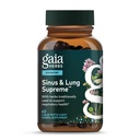 Gaia Herbs Sinus & Lung Supreme - 呼吸卫生的肺支持补充 - Sinus支持 - Vegan, Gluten-Free & Dairy - 植物配方 - 60 Capsules