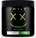 Smyle USA 预研粉柠檬 - 预研能源 配有400mg Alpha GPC + 167mg Cafeine 和 1667mg Beta-Alanine 性能 混合 30 services