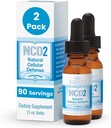 Waiora NCD2 激活的液体泽利特滴,食品/饮料中的混合,自然体清洁与促进免疫支持,所有天然,pH平衡泽利特液体滴 - 2瓶(0.5 oz. ea.) 180 serv.