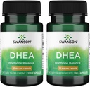 Swanson DHEA - 自然补充 - 荷尔蒙平衡 - (120个卡普尔,每个10毫克) 2 包