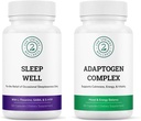睡眠井和适应原体复合体组合 -- -- 缓解心理和压力,以适应和平衡的生活