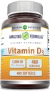 神奇的维生素D31000 IU软胶 Supplements QQ Non-GMO QQ Gluten Free QQ 在美国包装 (Pack QQ 480 Count)