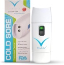 Virulite CS 原光治疗设备 - Premium Cold Sore 处理设备 - 多Peted, Safe & 有效 - Cold Sore Zapper 具有快速结果,隐光和无入侵用途的冷Sure Zapper