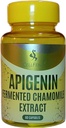 Apigenin QQ 发酵的 Chamomile 提取器 QX 标准到 100 mg 的 Apigenin / Capsule → 60 Vegan Capsules (500 mg)