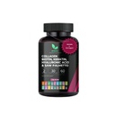多科拉根毛药丸 - Biotin 10,000mcg, Keratin & Hyaluronic Acid - 头发生长 - 毛皮和直肠维生素 & DHT Blocker - 维生素 E 酸性南瓜种子MSM, Saw Palmetto 60 Vegan Capsules