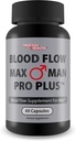 血液流 Max Man Pro Plus - 我们最佳流通 男性血液流 补充 - 男性血液流 护理 - 健康血液流 支持 - 高级血液流 补充 Powder Capsules 最佳血液流