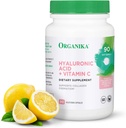 Organika Hyaluronic Acid 配有维生素C(90种蔬菜卡普尔): 共生联合健康,Collagen, & Skin 水力发电所 - 增强的Hyaluronic Acid 配有流动性和美感
