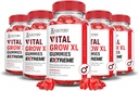 合理实验室 (5 Pack) 维他命Grow XL Extreme 2000MG 性能 Gummys 高级公式 与 ACV 石榴蜂蜜汁粉 B12 Vegan Non GMO 300 Gummys 一同制定
