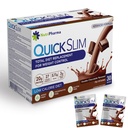 减重快速Slim Meal Modern Shake,30 services,20g蛋白,27 Vitamins & Minerals, 饮食纤维, 低卡布, Gluten Free (双巧克力, 30 Sachets)