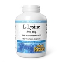 自然因素,L-Lysine 500 mg,180 蔬菜卡普尔