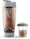Promix Pro Shaker Bottle QQ可充电,对平滑蛋白摇摆的威力包括补充存储 - BPA Free QQ 20oz Cup (Cool Gray)
