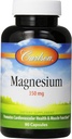 Carlson Magnesium 350 mg,心脏和肌肉健康,90 Capsules