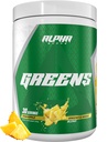 Alpha Supps - Alpha Greens Suppers QQ水果和蔬菜超级食品粉 QQ 超过40种基于自然植物的原料 QQ Prebiotic & Probiotic 文摘支持 混合剂 - 30种服务(菠萝)