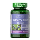 清教徒的荣耀珍品 Bilberry 果汁 250毫克(1 000毫克等效),4:1 集中草药补充剂,维生素C,3-6个月供应,180 快速释放软胶(包装5月 Vary)