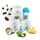 是的,你可以!Detox Plus Kit(食品替代饼干和奶油,Aloe Vera Pineapple) - 完整的食品替代粉,高能量摇摆助推器,Aloe Vera Detox 补充品,健康转型