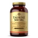 Solgar Taurine 500 mg, 250 蔬菜罐头 - 抗氧化剂 - 脑健康 - 氨基酸 - Vegan, Gluten Free, Dairy Free, Kosher - 250 services