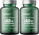 NAD+ & Resveratrol 补编,240软胶 NAD+ 用于支持细胞能量老化防御的 Max 吸收的促进补充