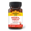 乡村生活 维根 K2-500 mcg, 60 Ct. Chewable 板块. Strawberry Flavor - 认证格卢滕免费 - 认证 Vegan by AVA - 支持骨质健康