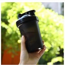 CHNLML 蛋白质摇摆瓶 400ML/16Oz w. Shaker Ball for 蛋白质摇摆瓶,Shaker Bottle with mixing Ball, Leak-Proof, BPA- Free, for Gym, Workout, Juice Mixer (Black/Black Body, 16Oz-400ML-1 Bottle) 摇摆瓶为蛋白质摇摆瓶,摇摆瓶与混合球,浸泡-Proof,BPA-Free,为Gym,Worout,Juice Mixer(Bod, 16OZ-400ML-1瓶)