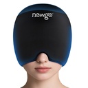 NEWGO Migraine Relief Cap Heaches Ice Cap 具有顶部覆盖,热冷治疗,Migraine Heache Relief Cap 用于紧张,压力和宿醉