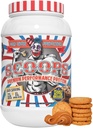 花生酱 Brookie 火焰 隔热、集中和水解 Whey 蛋白粉 - 低于糖、碳和脂肪 2LB Tub, 23G 蛋白质最佳精液 26