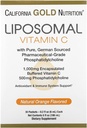 Liposomal维生素C 由加州金营养公司制作 - 抗氧化剂和免疫支持的液体补充剂 - Vegan Friendly - Gluten Free, N-GMO - 1 000 mg - 30 Packets - 天然橙色火焰