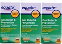 equate Gas Bloating Relief and Protection, 食物酶食物补充, 300 Counter