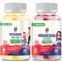 儿童与成人的镁胶 -- -- 500毫克和维生素D3 K2胶体5000 IU。 Calm Magnesium Chews - Mood & Muscle 支持的镁 CCTLE 化学辅助工具