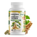 GreeNatr Ginko Biloba & Panax Ginseng 补编 - Red Ginseng Brain 补充记忆和焦点 - Ginkgo Biloba 补充良好视野、免疫系统和改进血液流动 - 120块