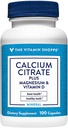 Citrate+Magnesium & Vitamin D, 多明分骨健康补充剂,维生素D Aids吸附剂, Calcium 999mg, Magnesium 567mg, 维生素D 612IU/日剂量(100 Capsules) 维他命商店