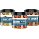 土生元素 Cayenne Pepper, Ceylon Cinnamon 和 Ginger Root Bundle (200 Capsules Each), 纯和未稀释, 无添加剂