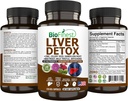 BioFinest Liver Detox 补充剂 - 22 营养剂 牛奶 亚细亚硝酸盐 Celery种子 Chanca Piedra Beet Root Dandelion Turmeric 姜汁 - 酒精清洁能源 代谢(120 Veg. Capsules)
