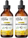 野生和有机甘菊 4 fl oz & Mood 支持 4 fl oz