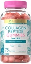 Carlyle Collagen Gummys 草莓火焰美人品补充品 女性和男性水解Collagen Peptides 1型和3型 无GMO, Gluten Free