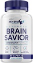 注意健康 高级大脑救世主 Capsules Pills, 注意健康 大脑救世主 Mind boost 补充 认知和焦点 大脑救世主 由注意韦尔内斯 大脑救世主补充 (60 Capsules)