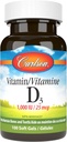 卡尔森维生素D3 1000 IU,100 Softgels