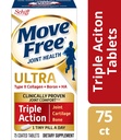 移动 Free Type II Collagen, Boron & HA Ultra 三重奏动作板, 移动 Free (75 in A Bottle) 1 ea (Pack of 3)
