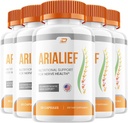 Arialief Capsules, Arialief 高级补编,所有维持健康水平的自然公式,最大强度的每日公式,Arialif Reviews (5 Pack - 300 Capsules)