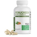 Bronson Fenugreek 种子 粉末 卡普列斯 超强 特丽戈内拉 Foenum-Graecum, 非GMO, 无豆, 蔬菜, 150 卡普列斯