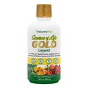 NaturesPlus 生命金多维素液体的来源 - 30 oz - 配有维生素D3, B12 & K2 - 血液,骨骼和免疫支持 - 蔬菜和Gluten Free - 30 services