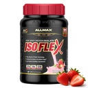 ALLMAX 营养 ISOFLEX Whey 蛋白质隔离剂 草莓 - 2磅 - 27克蛋白质 Per Scoop - 零脂肪和糖 - 99% 无乳糖 - Gluten Free & Soy - 大约30种服务