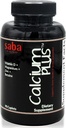 Saba Calcium Plus - 骨质强度 - 钙,镁,钾,维生素D,锌,贝泰因 - 转基因生物,大豆,葡萄糖自由成份 - 骨质健康(Immune)全食品补充剂 - 90个卡片