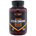 Kiva Premium Ceylon Cinnamon Powcules (120 Veggie Capsules),来自斯里兰卡的纯Ceylon Cinnamon, Vegan, Non-GMO, Gluten-Free (英语).